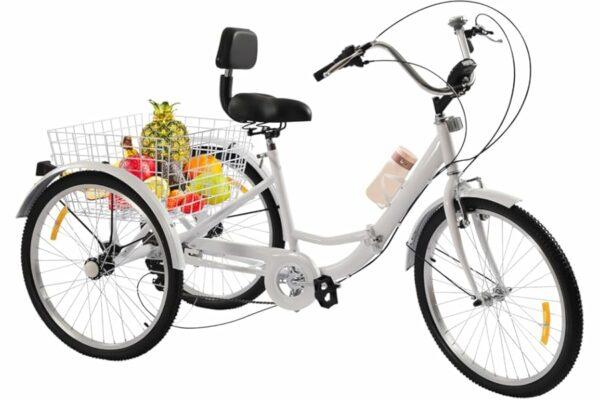 B0F4N3VF8M-69d4a21d0c37a B0F4N3VF8M 69d4a21d0c37a BYUAK Triciclo pieghevole per adulti, 24 pollici, 7 marce, 3 ruote, bicicletta per adulti, con cestino, bicicletta per la spe