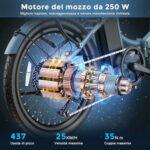 Fafrees Bici Elettrica Pieghevole F20 Light Bicicletta Elettrica Batteria Rimovibile 36V16.75Ah 250W, Autonomia 130KM, 7 V... 7 Fafrees Bici Elettrica Pieghevole F20 Light Bicicletta Elettrica Batteria Rimovibile 36V16.75Ah 250W, Autonomia 130KM, 7 V... - immagine 3