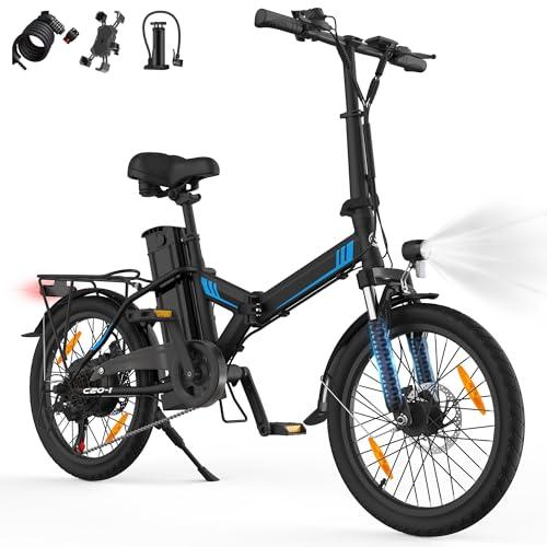 B0F5WMT2D3 gal 0 69d0bc0128b5b AOIHO Bici Elettrica, 14"/20" Bici Elettrica Pieghevole da 36V/48V Batteria, Autonomia di 45-70KM, Motore 250W, EBike Adul...