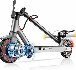 Monopattino Elettrico Adulto, Pneumatici da 8,5"/10'', Velocità Fino a 25 Km/h, 25/35/38/48Km di Autonomia, Carico massimo...