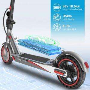 Monopattino Elettrico Adulto, Pneumatici da 8,5"/10'', Velocità Fino a 25 Km/h, 25/35/38/48Km di Autonomia, Carico massimo... - immagine 4