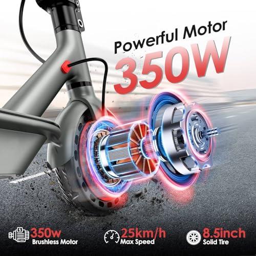 B0F6CP5P55 gal 2 69d4afb0c69c7 Monopattino Elettrico Adulto, Pneumatici da 8,5"/10'', Velocità Fino a 25 Km/h, 25/35/38/48Km di Autonomia, Carico massimo...