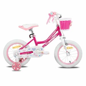 JOYSTAR Bicicletta per bambini 12/14/16/18/20 pollici per bambine dai 2 ai 13 anni, bicicletta da 12/14/16/18/20 pollici con - immagine 2
