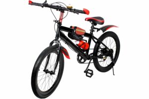 JJsdwin Bicicletta per bambini da 20", con deragliatore a 7 velocità, mountain bike regolabile per ragazzi e ragazze da 130 c