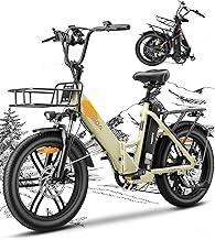 KAISDA Bicicletta Elettrica Pieghevole Pedelec 20 Pollici, Doppelakku 36V20.8Ah, Autonomia 45-90KM, Leggera 33KG, IPX6 Imp...