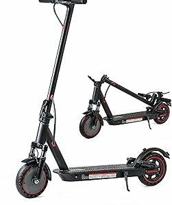 Monopattino elettrico pieghevole per adulti,8.5"/10" Pneumatici,portata massima 30-45 chilometri,4 ammortizzatori, control...