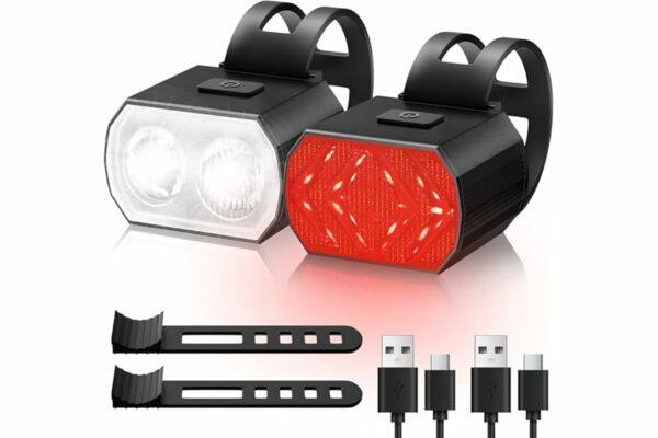 B0FCM969TM-69cfa617921df B0FCM969TM 69cfa617921df Blendura Luci Bicicletta LED, Luci Bici Anteriore Posteriori USB Ricaricabili Luci per Bicicletta Luce MTB Adatto per Varie B
