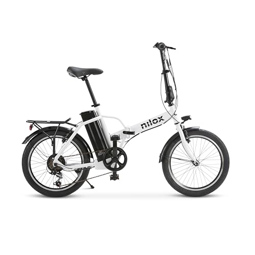 B0FCM9TGG1 gal 0 69cfc9dd9f9da Nilox, Ebike, Bici Elettrica Pieghevole, Fino a 40 km di Autonomia, Fino a 25 Km/h, Motore da 36 V/250 W e Batteria 36 V, Gom