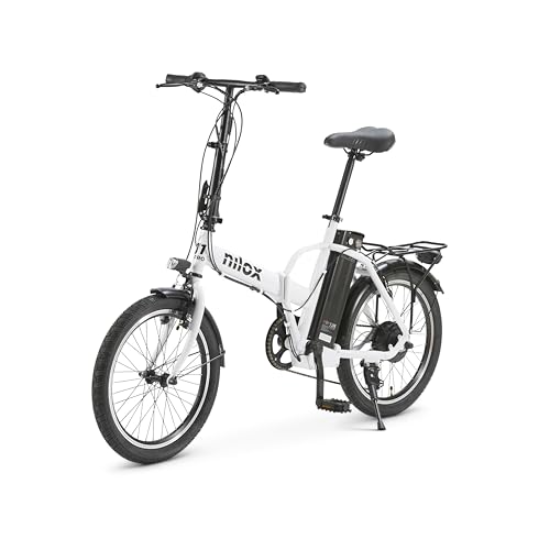 B0FCM9TGG1 gal 3 69cfc9e6369e2 Nilox, Ebike, Bici Elettrica Pieghevole, Fino a 40 km di Autonomia, Fino a 25 Km/h, Motore da 36 V/250 W e Batteria 36 V, Gom