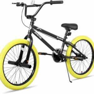 JOYSTAR Gemsbok BMX freestyle da 20/24 pollici per bambini dai 9 ai 14 anni, mountain bike da 20/24 pollici per bambini