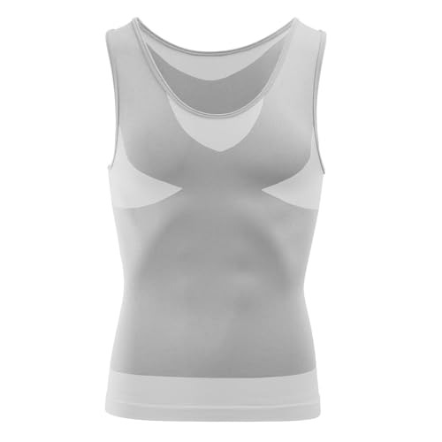 B0FHQ33H9Y gal 0 69d0c10d8ed2c MEETWEE Canotta a Compressione da Uomo,Camicia Manica Corto Asciugatura Maglietta Senza Maniche Modellante e Snellente Bod...