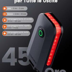 RAVEMEN CL01 Luci Posteriori per Bici, 30 Lumen Grandangolare a 300° per bicicletta su Strada o Guida in Città, Impermeabile 9 RAVEMEN CL01 Luci Posteriori per Bici, 30 Lumen Grandangolare a 300° per bicicletta su Strada o Guida in Città, Impermeabile - immagine 5