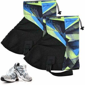 Luxvara Ghette Basse Protettive per Trail Running, Trekking, Alpinismo, Jogging - Ghette Basse Luminose e alla Caviglia, Univ - immagine 1