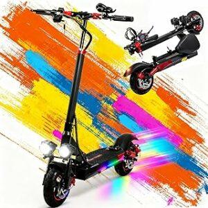 PLAYBIK Monopattino Elettrico Adulti 500W Motore, Batteria 48V 15AH, IP54, Autonomia di 35-50 km, 10 pollici Pneumatici Fu...