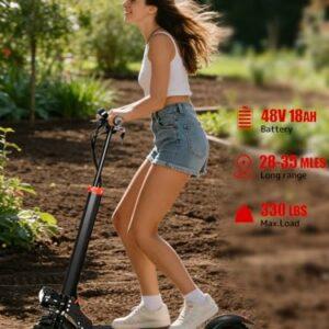 MIWEN Monopattino Elettrico Adulto Scooter - 48V 18Ah 45-55KM di Autonomia monopattino elettrico adulti 11/10.5 Pollici mo... 9 MIWEN Monopattino Elettrico Adulto Scooter - 48V 18Ah 45-55KM di Autonomia monopattino elettrico adulti 11/10.5 Pollici mo... - immagine 5