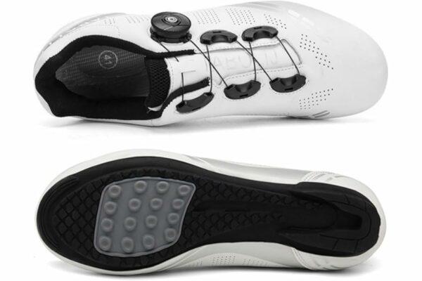 B0FP9H1Z91 69cf8f37d3d6c Mateju Scarpe Ciclismo Senza Attacchi Uomo Donna, 36-47 EU Scarpe Ciclismo Senza insenature Nessuna Serratura Antiscivolo Tra
