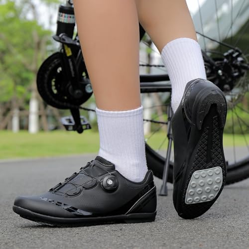 B0FP9H1Z91 gal 1 69cf8f3ce395a Mateju Scarpe Ciclismo Senza Attacchi Uomo Donna, 36-47 EU Scarpe Ciclismo Senza insenature Nessuna Serratura Antiscivolo Tra