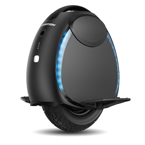 B0FPR2285Q gal 0 69d4aed3839ea Monociclo elettrico INMOTION V6, per adulti, nero, motore da 500 W, autonomia fino a 30 km, limite di velocità 25 km/h, pneum