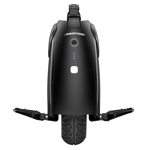 B0FPR2285Q gal 1 69d4aed438918 Monociclo elettrico INMOTION V6, per adulti, nero, motore da 500 W, autonomia fino a 30 km, limite di velocità 25 km/h, pneum