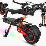 TYOKUM Monopattino Elettrico Adulto,45-55KM 48V 15/18Ah, 10,5/11 pollici Fuoristrada Monopattino Elettrico Adulti Pieghevo... - immagine 1