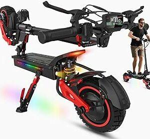 TYOKUM Monopattino Elettrico Adulto,45-55KM 48V 15/18Ah, 10,5/11 pollici Fuoristrada Monopattino Elettrico Adulti Pieghevo... 5 TYOKUM Monopattino Elettrico Adulto,45-55KM 48V 15/18Ah, 10,5/11 pollici Fuoristrada Monopattino Elettrico Adulti Pieghevo... - immagine 1