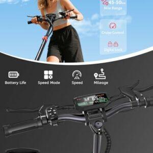 TYOKUM Monopattino Elettrico Adulto,45-55KM 48V 15/18Ah, 10,5/11 pollici Fuoristrada Monopattino Elettrico Adulti Pieghevo... 9 TYOKUM Monopattino Elettrico Adulto,45-55KM 48V 15/18Ah, 10,5/11 pollici Fuoristrada Monopattino Elettrico Adulti Pieghevo... - immagine 5