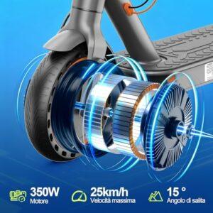 S3-S Monopattino Elettrico,Motore da 350W, 25 km/h, 30-35KM di Autonomia, Turn Signal, 8.5" Scooter Elettrico Pieghevole y... 9 S3-S Monopattino Elettrico,Motore da 350W, 25 km/h, 30-35KM di Autonomia, Turn Signal, 8.5" Scooter Elettrico Pieghevole y... - immagine 5