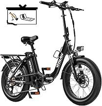 Zylvro U3 Bici Elettrica Pieghevole Adulti, Bicicletta Elettrica con 48V 13Ah Batteria, 20"*3,0" Fat Tire Ebike, 7 Velocit...