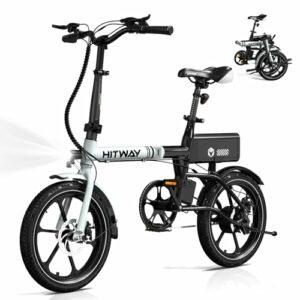 HITWAY Bicicletta Elettrica, Pieghevole E Bike 16/20 Pollici, Motore 250W Velocità Massima 25km/h, Batteria Al Litio 36V 9... 6 HITWAY Bicicletta Elettrica, Pieghevole E Bike 16/20 Pollici, Motore 250W Velocità Massima 25km/h, Batteria Al Litio 36V 9... - immagine 2
