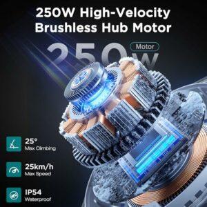 HITWAY Bicicletta Elettrica, Bici Elettrica 16 Pollici, Pieghevole E BIKE Batteria 36V/7,8Ah, Motore 250W, Massima 25km/h,... - immagine 3