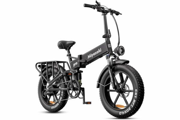 B0G2RMQ48Q 69cfc96faa364 Miyazaki Bicicletta Elettrica Pieghevole per Adulti, Telaio in Alluminio Aerospaziale, Motore Brushless, Ebike Pieghevole con