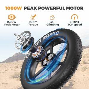 Miyazaki Bicicletta Elettrica Pieghevole per Adulti, Telaio in Alluminio Aerospaziale, Motore Brushless, Ebike Pieghevole con - immagine 3