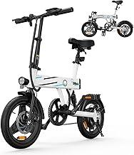 B0G46M7YQS 69d0bbc0ca04a Finbike U1/EB1 Bici Elettrica Pieghevole, 14" Bici Elettrica da 280.8 WH Batteria, Autonomia di 40 KM, Motore 250W, E-Bike...