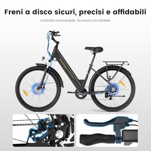 Junglor Bici Elettrica 27,5" donna Motore da 250 W, 36 V 15.6 Ah Batteria Rimovibile, Autonomia fino a 100 km, bicicletta ele 4 B0G4M7649B gal 3 69cfc926ad55c Junglor Bici Elettrica 27,5" donna Motore da 250 W, 36 V 15.6 Ah Batteria Rimovibile, Autonomia fino a 100 km, bicicletta ele