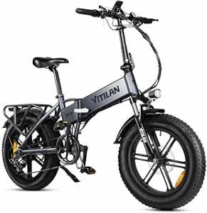 Biciclette e accessori con spedizione gratuita, ciclismo 45 VITILAN V3 Bici Elettrica Pieghevole, Bicicletta Elettrica da 48V 13Ah Batteria Rimovibile,Velocità Massima 25 km/h, Motor...