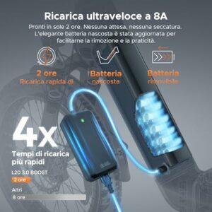 ENGW L20 3.0 Boost Bici Elettrica, Dotata di Connettività Bluetooth e APP, 2 Ore di Carica Completa e 48V 13.5Ah Batteria Nas 7 ENGW L20 3.0 Boost Bici Elettrica, Dotata di Connettività Bluetooth e APP, 2 Ore di Carica Completa e 48V 13.5Ah Batteria Nas - immagine 3