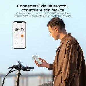 ENGW L20 3.0 Boost Bici Elettrica, Dotata di Connettività Bluetooth e APP, 2 Ore di Carica Completa e 48V 13.5Ah Batteria Nas 8 ENGW L20 3.0 Boost Bici Elettrica, Dotata di Connettività Bluetooth e APP, 2 Ore di Carica Completa e 48V 13.5Ah Batteria Nas - immagine 4
