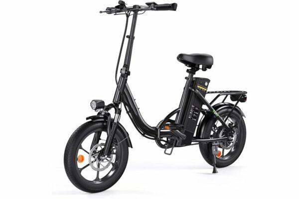 B0G6L2CWY1 69cfc92f126d8 Finbike 250w Bici Elettrica Pieghevole, Bicicletta Elettrica A Pedalata Assistita, 374.4WH Batteria, Max Autonomia 88KM, 3 Mo