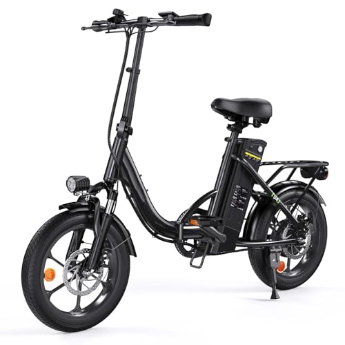 B0G6L2CWY1 gal 0 69cfc931d4b2a Finbike 250w Bici Elettrica Pieghevole, Bicicletta Elettrica A Pedalata Assistita, 374.4WH Batteria, Max Autonomia 88KM, 3 Mo