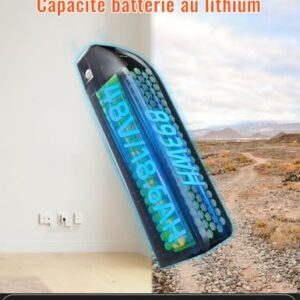 Bicicletta elettrica per adulti, VTC e MTB elettrica 29", motore 250 W con batteria 48 V 18,6 AH, 21 velocità e forcella r... - immagine 5