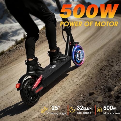 HX D06 Monopattino Elettrico Adulti-500W Scooter Elettrico Pieghevole Con Doppia Smorzamento,30-70 Km,MAX 25 KM/H,Display ... 3 B0GF2D5DYW gal 2 69d4b0681400c HX D06 Monopattino Elettrico Adulti-500W Scooter Elettrico Pieghevole Con Doppia Smorzamento,30-70 Km,MAX 25 KM/H,Display ...