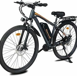 TIGUOWISH Bici Elettrica Uomo e Donna, Bicicletta Elettrica 29 Pollici con Motore Posteriore 250W, Autonomia fino a 90 km,... - immagine 1