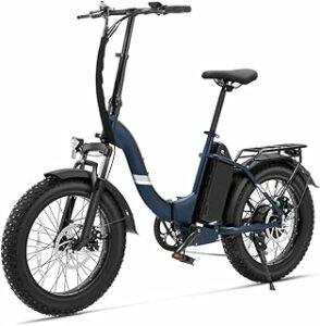 Touroll S2 2026 Bici Elettrica Pieghevole, 20"×4.0" fat bike elettrica 48V 15Ah Batteria Rimovibile, 7 Velocità E-bike per...