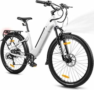 Powerme Bici Elettrica,27,5"/29" Bici Elettrica Uomo Donna da 36V 18AH Batteria Rimovibile,Autonomia di 140 km Bicicletta ...