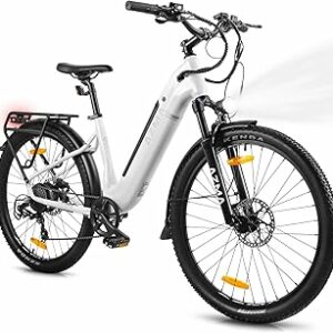 Powerme Bici Elettrica,27,5"/29" Bici Elettrica Uomo Donna da 36V 18AH Batteria Rimovibile,Autonomia di 140 km Bicicletta ...