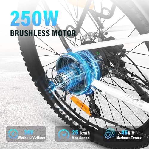 B0GK5328FM gal 1 69cf8097827b0 Powerme Bici Elettrica,27,5"/29" Bici Elettrica Uomo Donna da 36V 18AH Batteria Rimovibile,Autonomia di 140 km Bicicletta ...