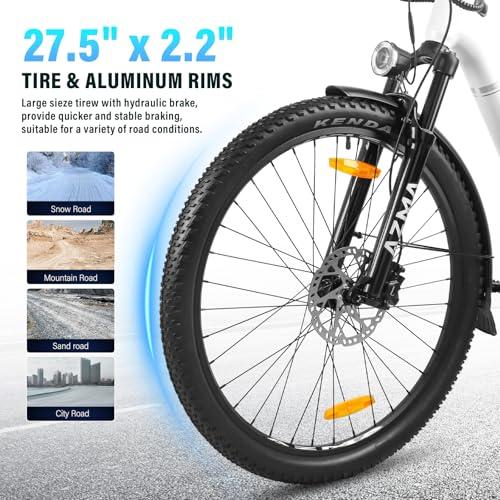 B0GK5328FM gal 3 69cf80989b060 Powerme Bici Elettrica,27,5"/29" Bici Elettrica Uomo Donna da 36V 18AH Batteria Rimovibile,Autonomia di 140 km Bicicletta ...