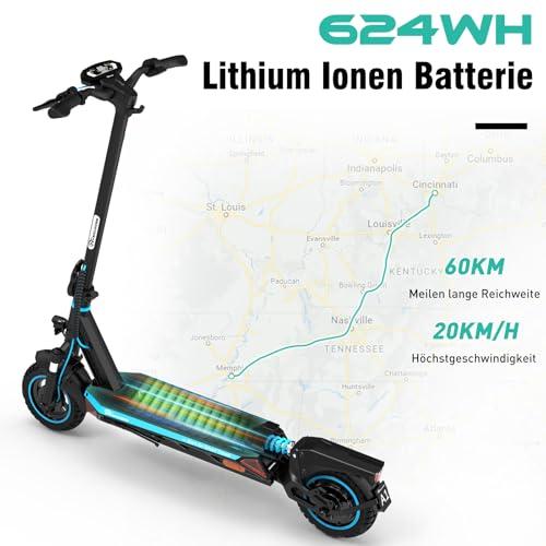 B0GK7CD7GW gal 3 69d4aff55d6ea EVERCROSS Monopattino Elettrico Adulti 500W, Batteria 48V 624Wh, Autonomia fino a 60 km, Ruote Antiforatura 10”, Pieghevol...