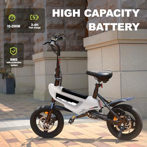 B0GKV3J6XH gal 3 69d0bb58e1855 HBFTXRIDE Bicicletta Elettrica Pieghevole 14", 250W 25km/h Bici Elettrica Adulto, Fino a 35-45km Bike Elettrica Uomo Donn...