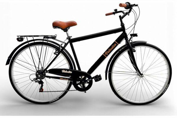 B0GR5RYZCK-69d4a2276d1df B0GR5RYZCK 69d4a2276d1df Bicicletta Uomo 28" Passeggio Nero Vintage Velodia · Bici da Città con Cambio Shimano · Comoda e Robusta · Perfetta per Spost